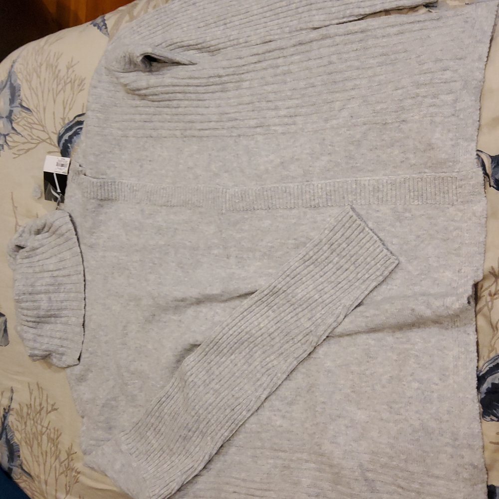 Grey turtle neck sweater size medium